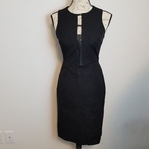 Banana Republic Black Sleeveless Midi Dress_